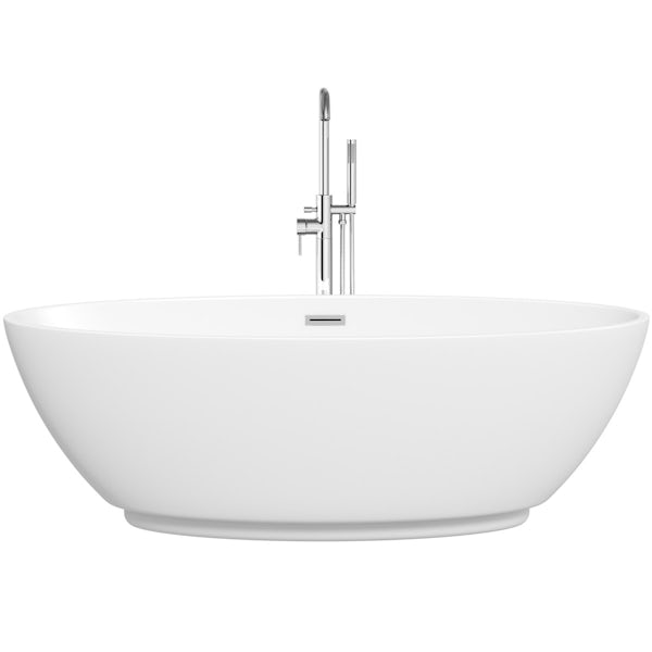 Mode Harrison freestanding bath and freestanding tap pack
