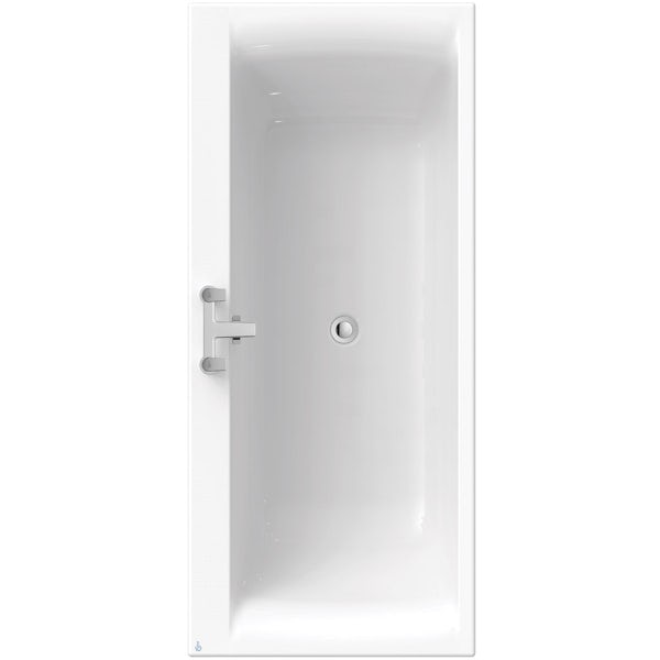 Ideal Standard Concept Air double ended rectangular bath and front panel 1700 x 750