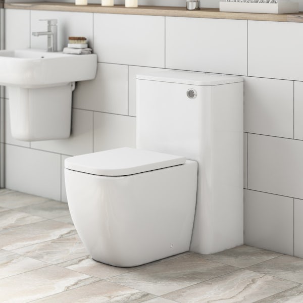 Mode Ellis back to wall toilet with soft close seat and concealed cistern