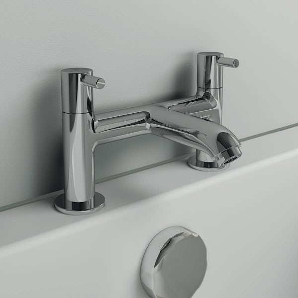 Ideal Standard Ideal Standard Ceraline two taphole dual control bath filler