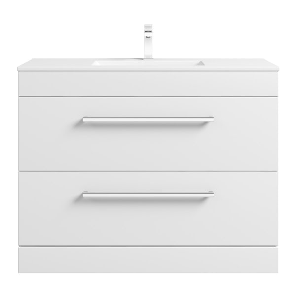 Derwent vanity drawer unit and basin 1000mm
