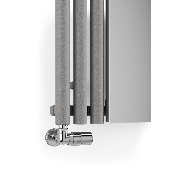 Terma Rolo-Mirror radiator 1800x590 salt n pepper