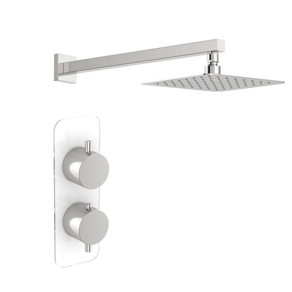 Mode Austin thermostatic shower valve with wall shower set