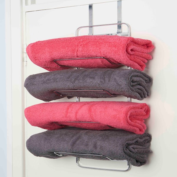 Croydex Hook over door towel rack