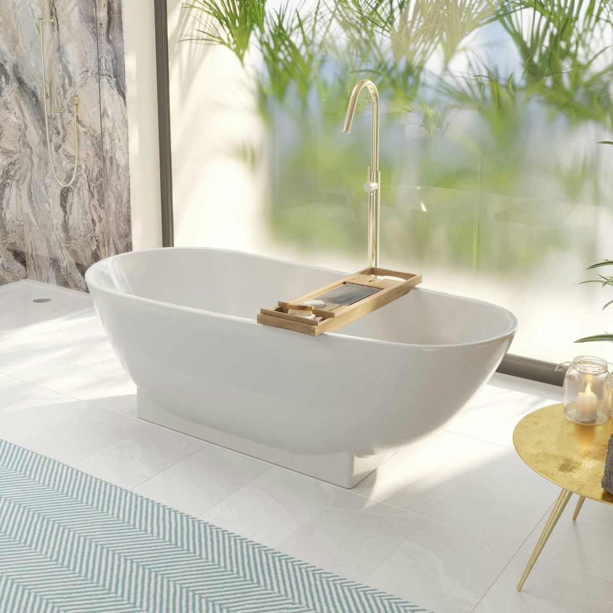 Mode Burton freestanding bath 1800 x 800 VictoriaPlum