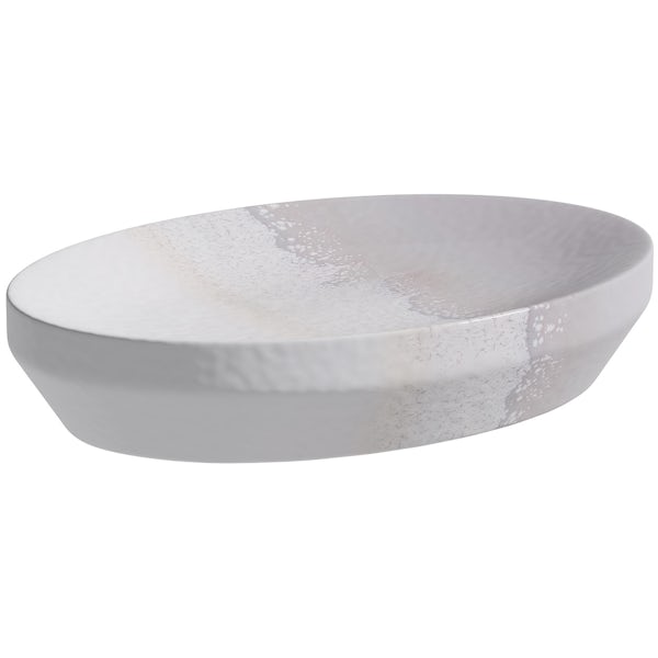 Accents grey ombre soap dish