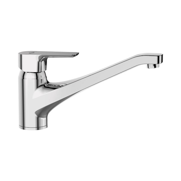 Ideal Standard Tempo Single lever kitchen mixer with cast spout