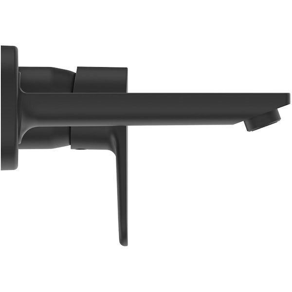 Ideal Standard Cerafine O silk black black wall mounted basin mixer tap