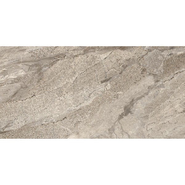 Calcolo Maximus stone polished glazed porcelain wall and floor tile 300 x 600mm