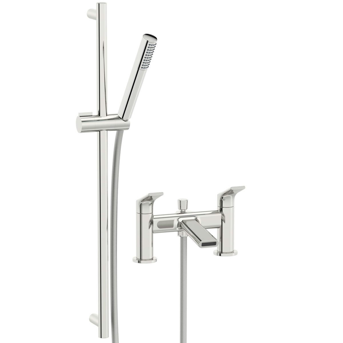 Orchard Purity bath shower mixer tap with slider rail