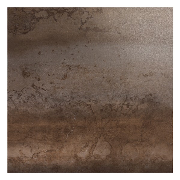 Cosmic copper effect lappato textured wall and floor tile 600mm x 600mm