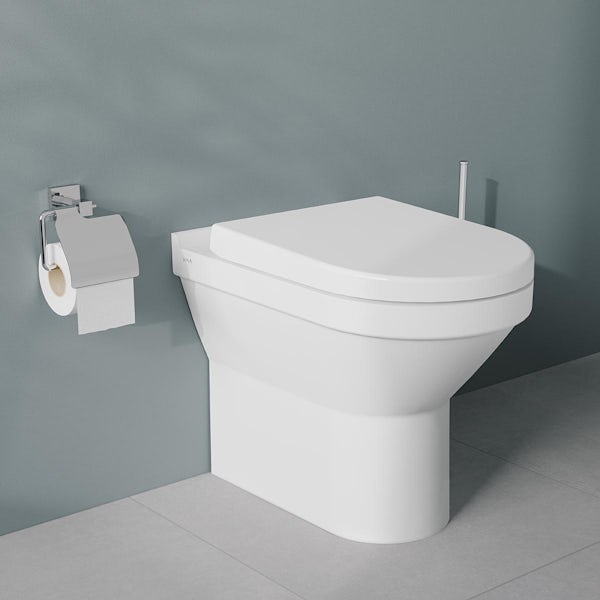 VitrA S50 back to wall toilet with soft close seat
