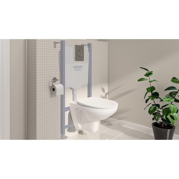 Grohe Solido 5-in-1 back to wall toilet set