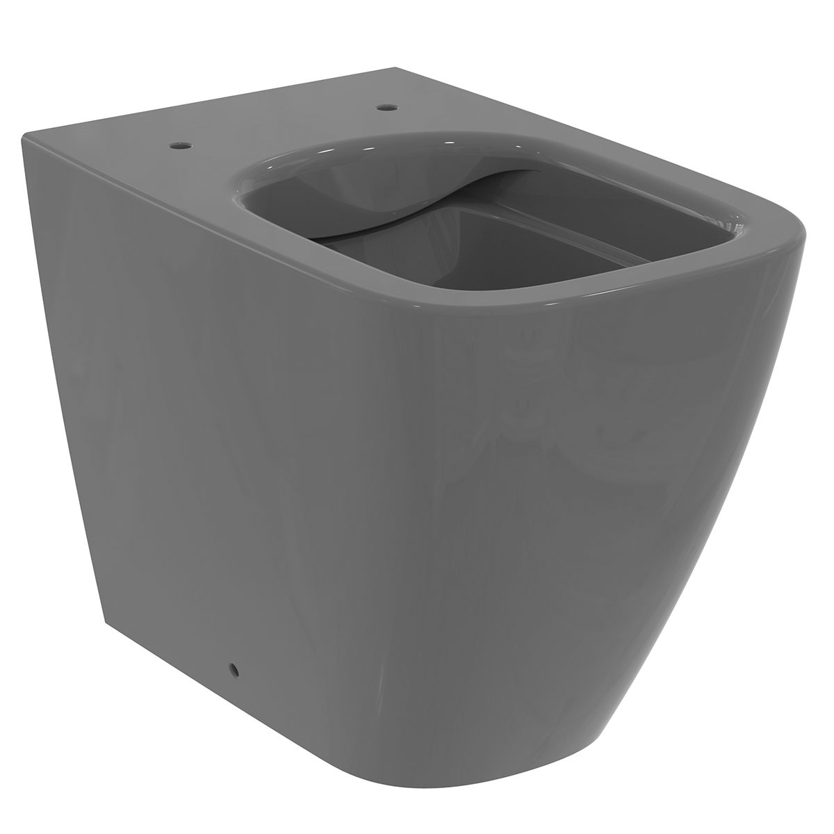 Ideal Standard I.life B Gloss Grey Back To Wall Toilet With Rimless ...