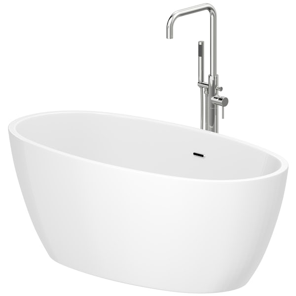 Mode Heath freestanding bath & tap pack with Anderson bath filler