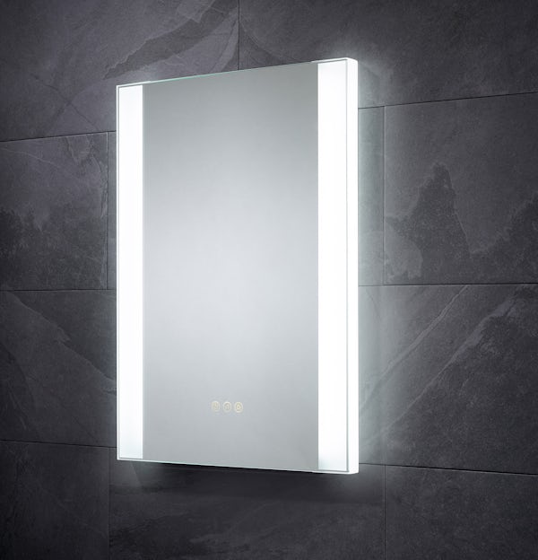 Mode Earl dimmable diffused LED illuminated mirror 700 x 500mm with demister