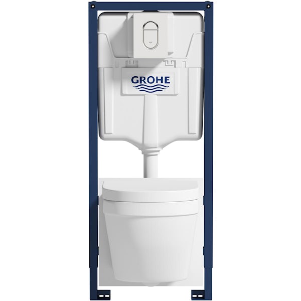 Grohe Rapid SL 5-in-1 1.13m set for wc, Euro Ceramic toilet