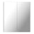Mode white curved mirror cabinet 600mm | VictoriaPlum.com