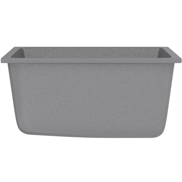 Schon Terre Cobblestone grey 1.0 bowl kitchen sink