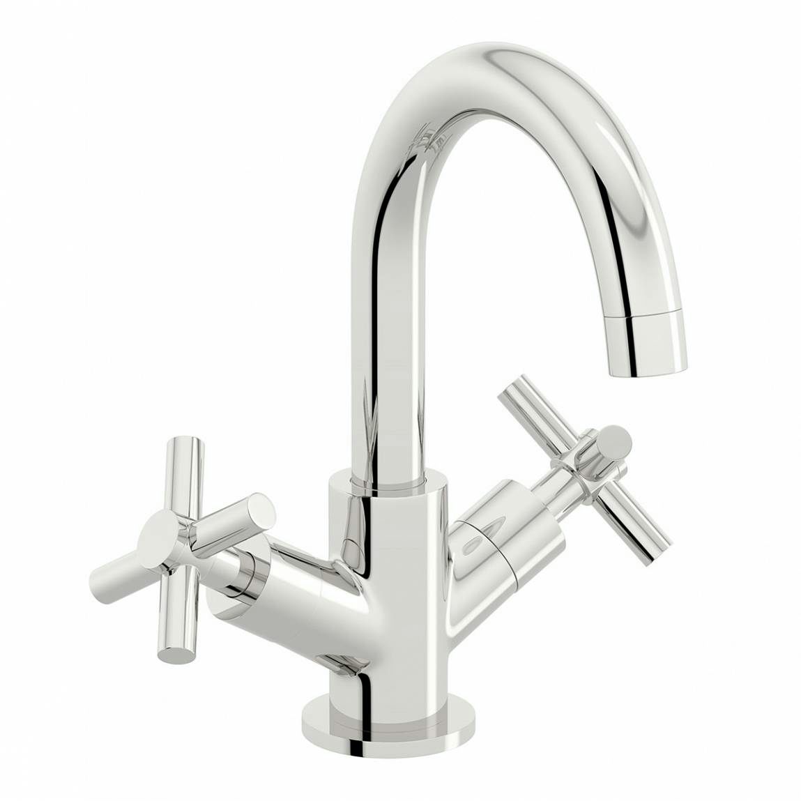 Mode Tate basin mixer tap with unslotted waste