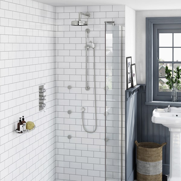 Antonio Complete Thermostatic Wall Shower Set