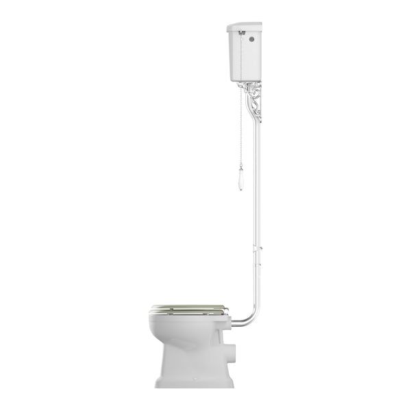 The Bath Co. Camberley high level toilet inc sage soft close seat