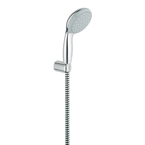 Grohe New Tempesta 100 wall hand shower set