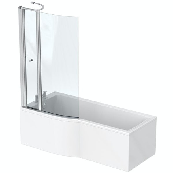Ideal Standard Concept Air Idealform left hand shower bath 1700 x 800 with free bath waste