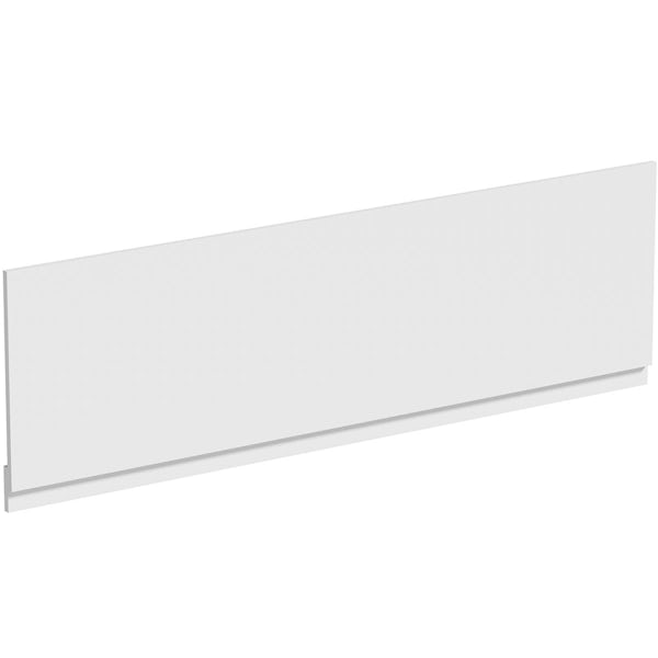 Accents white straight bath front panel 1700mm