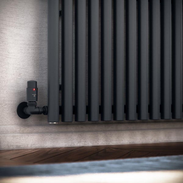 Terma Rolo-Room horizontal radiator modern grey