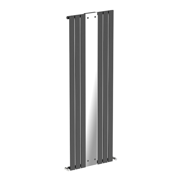 Mode Ellis anthracite vertical radiator with mirror 1840 x 620 offer pack Back to product list Clone product