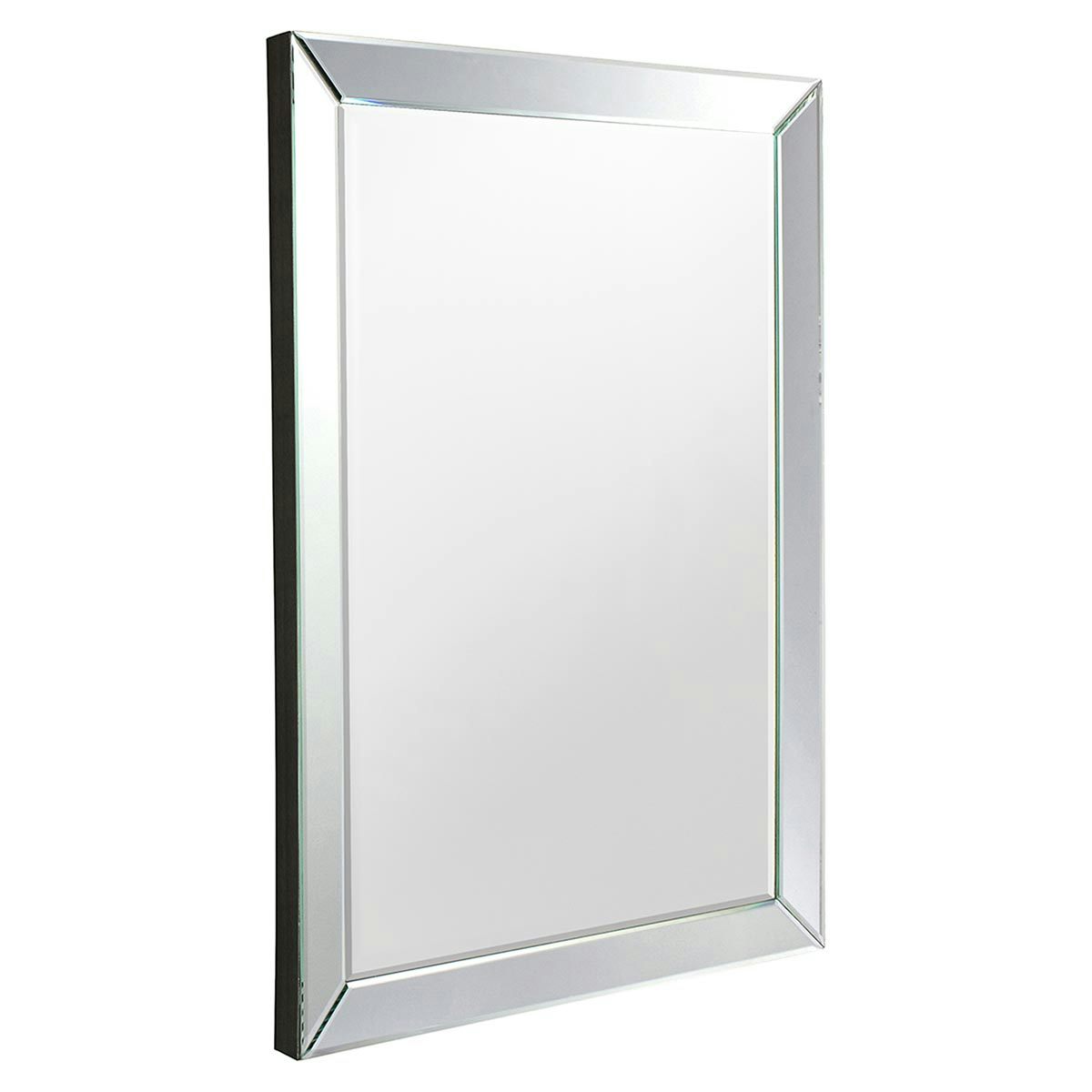 Accents Luna bevelled silver mirror 915 x 610mm
