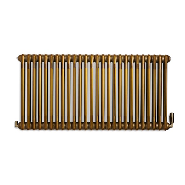 Terma Colorado 3 column horizontal radiator brass lacquer