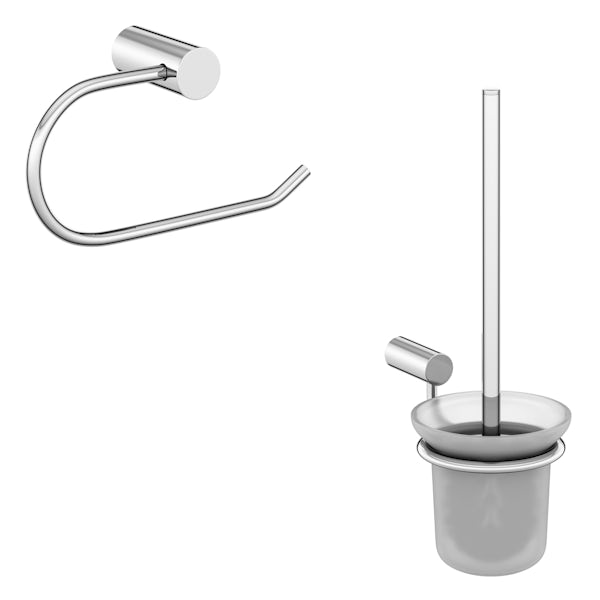 Clarity 2 piece toilet accessory pack