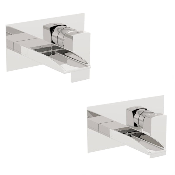 Cooper wall mounted basin and bath mixer tap pack