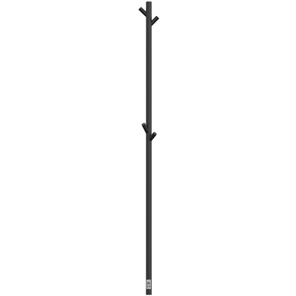 Mode Foster black electric heated towel pole