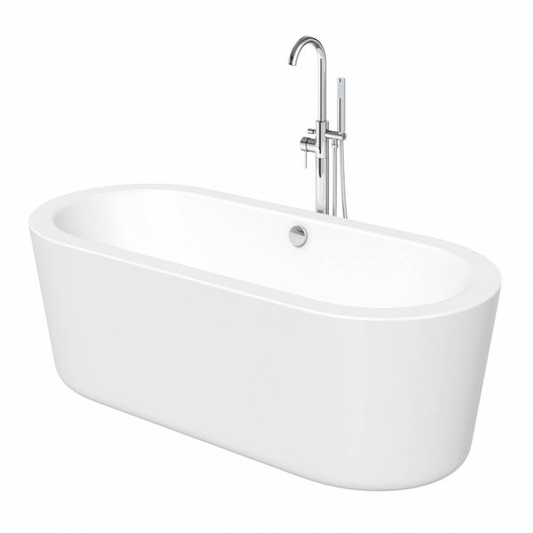 Orchard Wharfe complete freestanding bath suite with taps and wastes