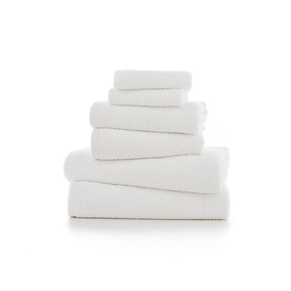 Deyongs Quick Dri Romeo 450gsm quick drying bath sheet pack of 2 white