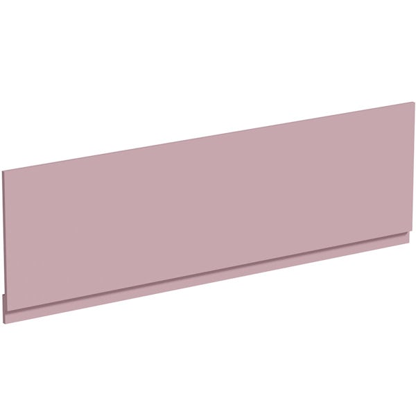 Accents pink straight bath front panel 1700mm