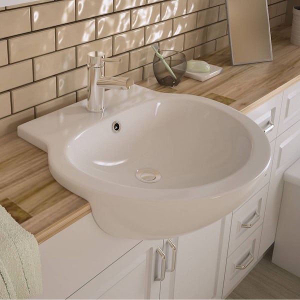 Madison Semi Recessed Basin