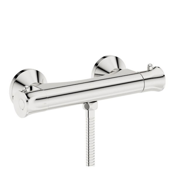 Clarity thermostatic shower valve with riser rail kit