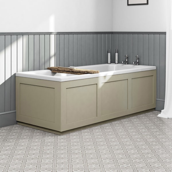 The Bath Co. Camberley satin ivory panel pack