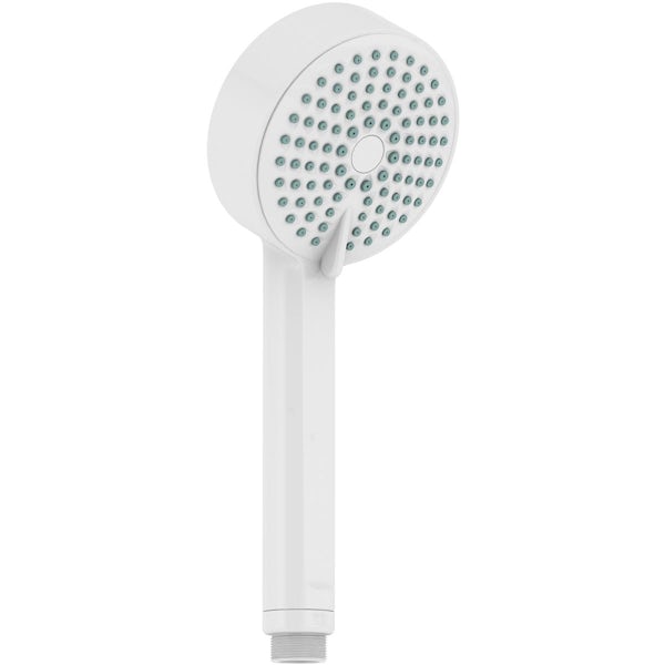 Mira Beat 90mm 4 spray shower head in white