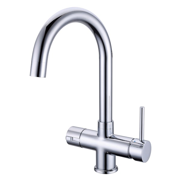 Ready Hot Three way boiling water tap with manual boiler