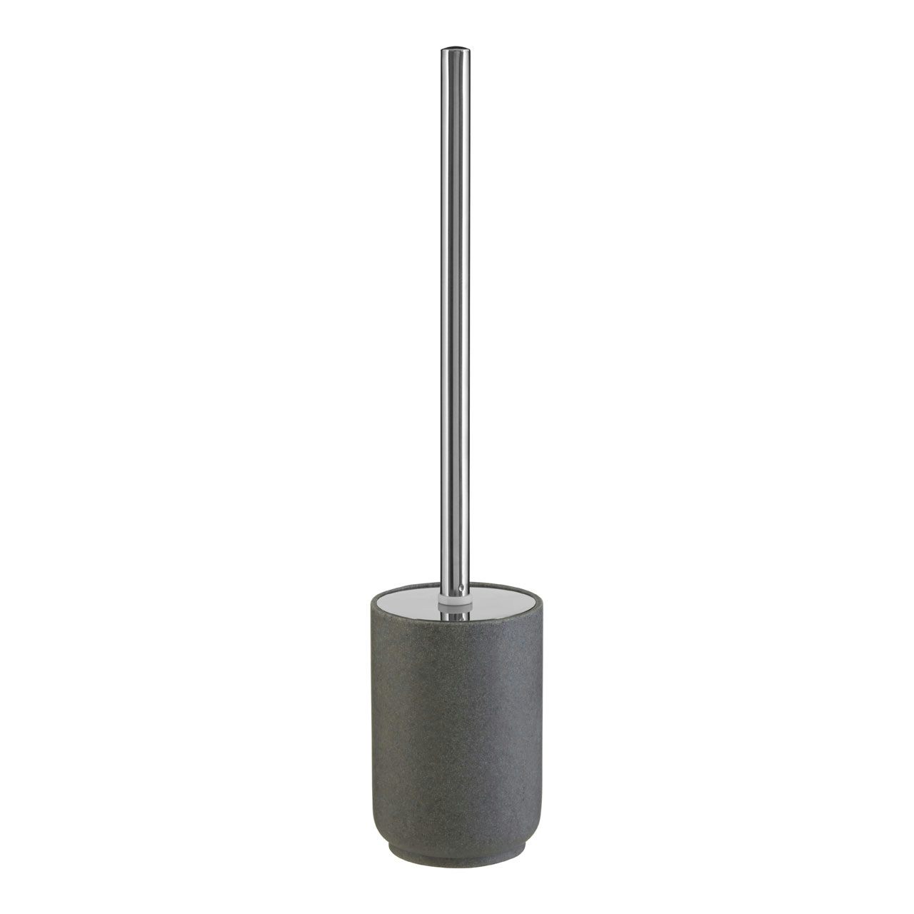 Accents Mineral Stone grey resin toilet brush and holder
