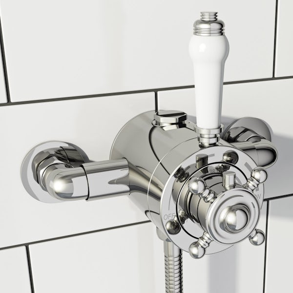 The Bath Co. Dulwich exposed thermostatic shower valve
