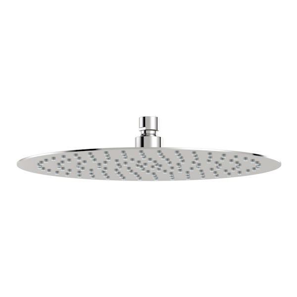 Mode Renzo round slim stainless steel shower head 300mm
