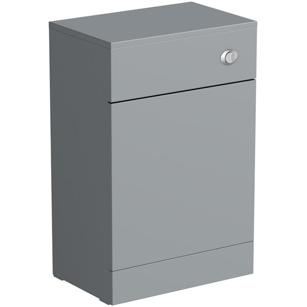 Orchard Elsdon stone grey back to wall toilet unit 500mm