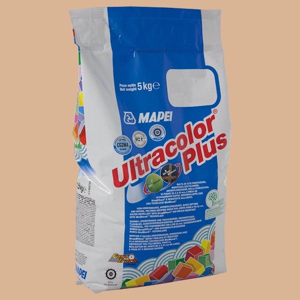 Mapei Ultracolor Plus limestone wall and floor grout 5kg