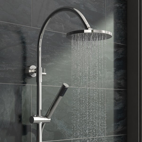 Aria round shower riser system